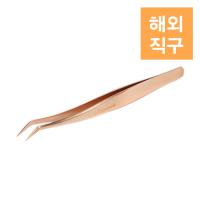 [해외] [WORLD LASH] 곡선형 핀셋 핑크골드