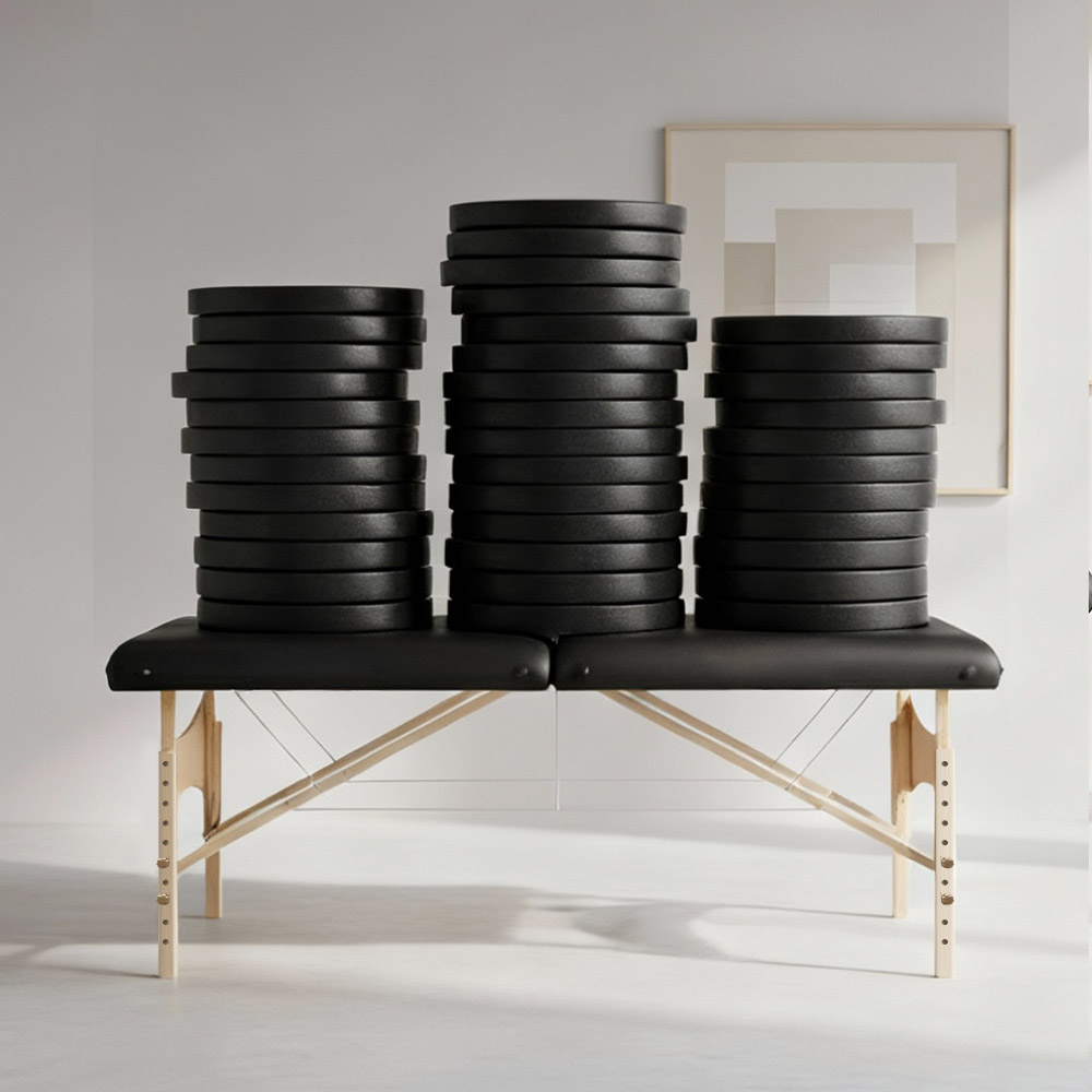 경량 접이식마사지침대 A-0013 브라운_3