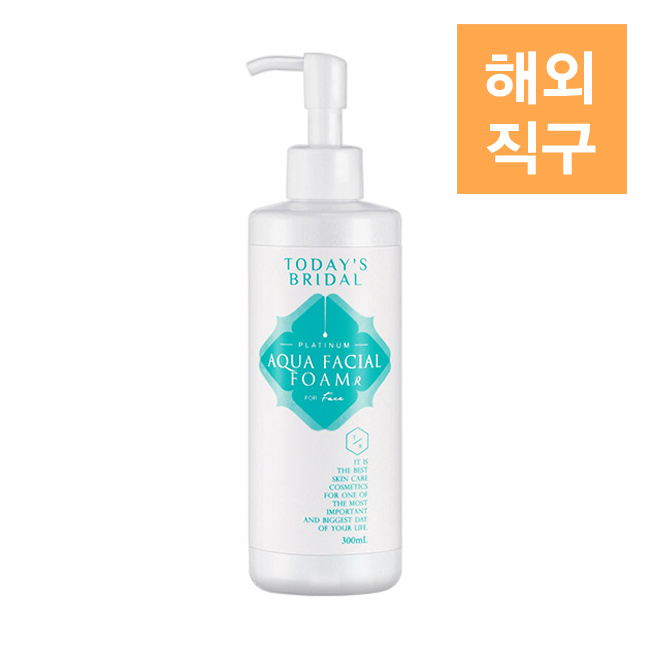 [해외] [TODAY'S BRIDAL] 아쿠아 워시폼R 300ml