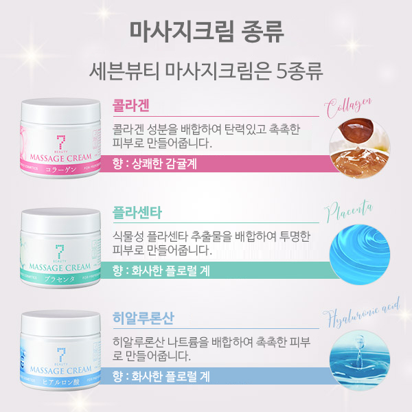 [해외] [SEVEN BEAUTY] 마사지크림 450g 플라센타_8